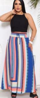 Saia Longa Bolso e Fenda 3654543
