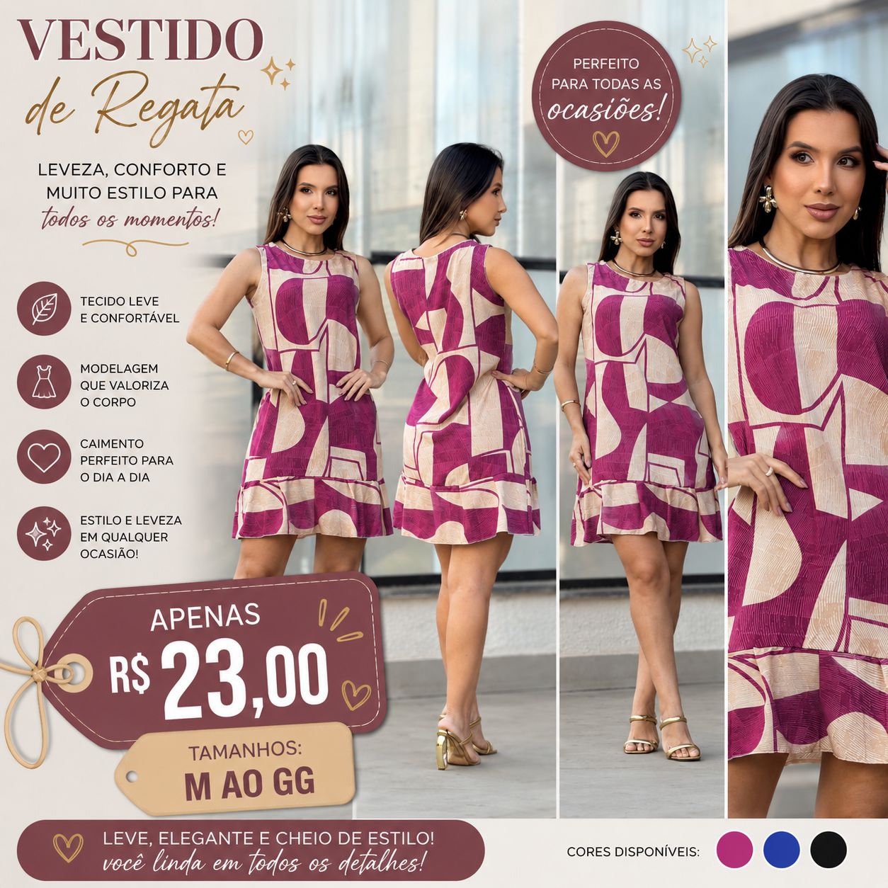 Vestido regata