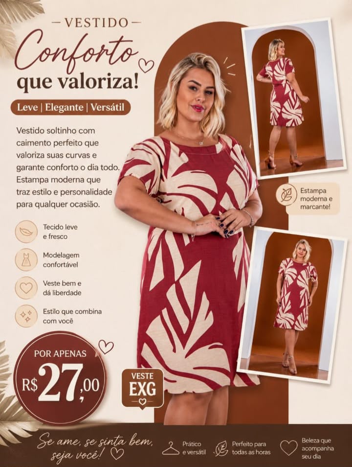 vestido manga exg